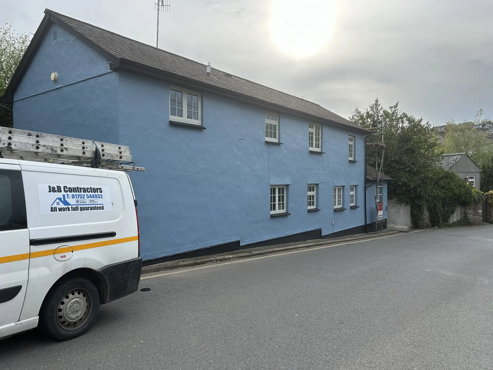 Exterior painting of a detached house in Truro